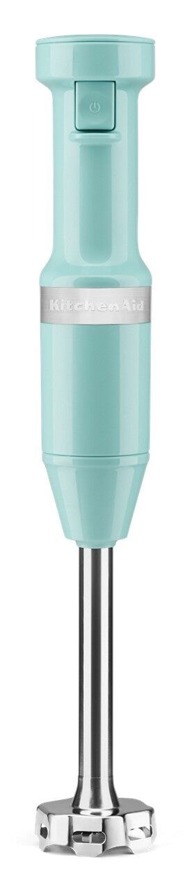 KitchenAid Variable Speed Corded Hand Blender with Blending Jar, Aqua Sky Q7