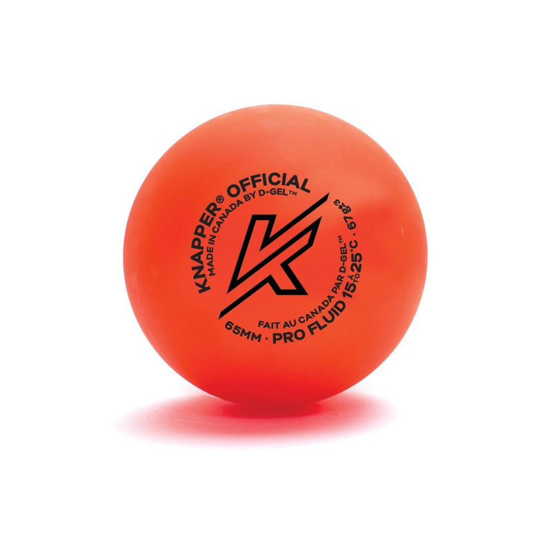 Knapper AK Pro Fluid Dek Hockey Ball, 67g, Assorted Colours O2