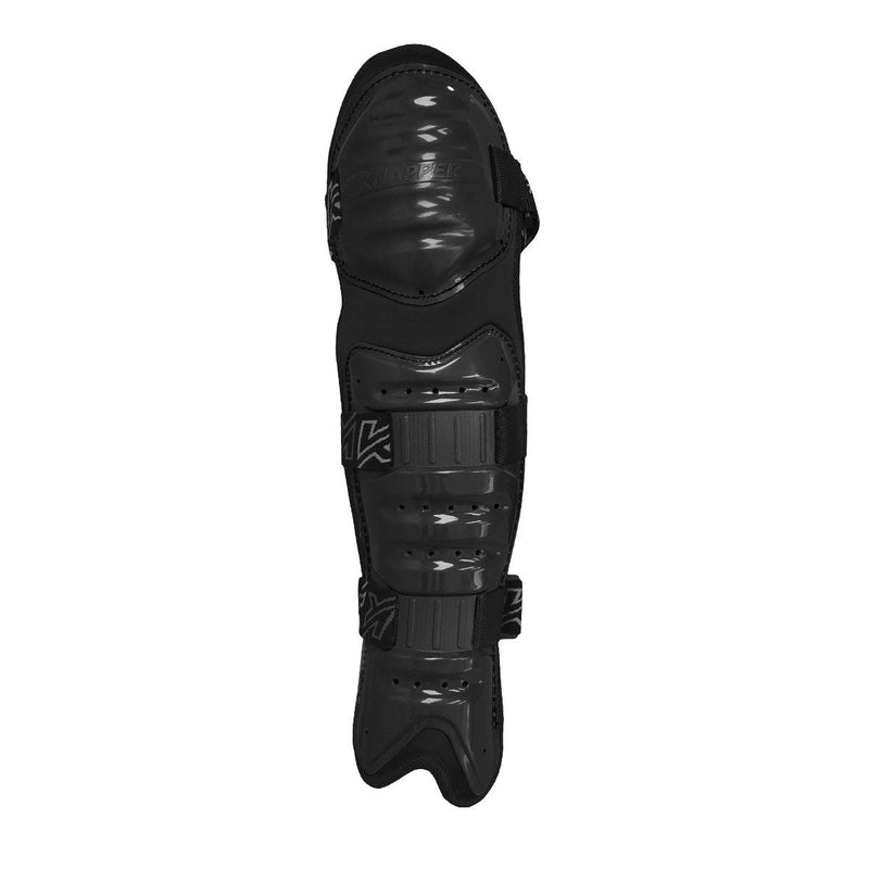 Knapper AK3 Dek Hockey Shin Guards, Black, Assorted Sizes Y9