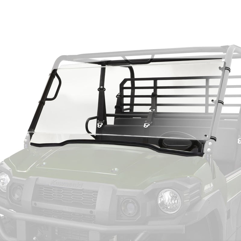 Kolpin Uncoated Full Fixed Windshield, Kawasaki Mule PRO FXT J9