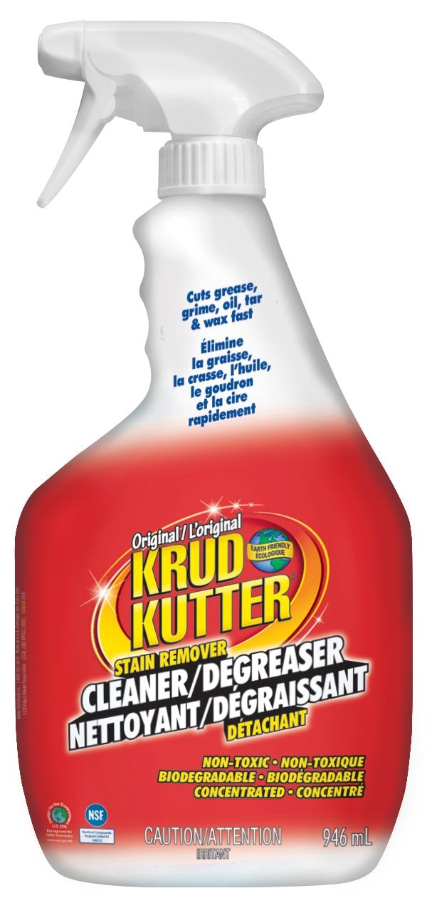 Krud Kutter Multi-Purpose Stain Remover, Cleaner & Degreaser Spray, Non-Toxic, 946-mL K4