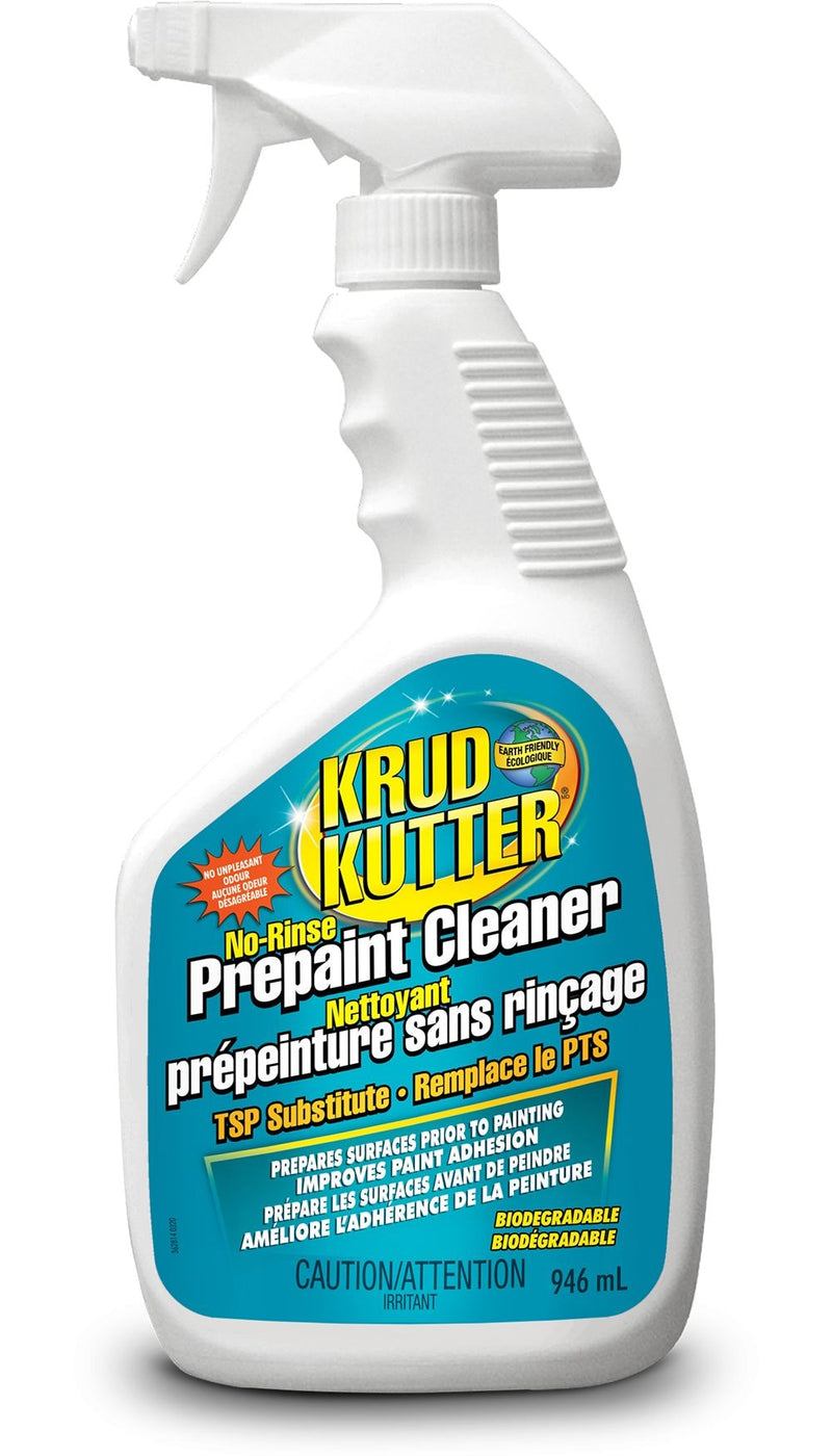 Krud Kutter Prepaint Cleaner, No-Rinse TSP Substitute, Cleans & Deglosses Surfaces 946-mL C2