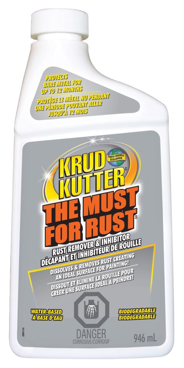 Krud Kutter Water-Based Liquid Rust Remover & Inhibitor, Biodegradable, 946-mL A8