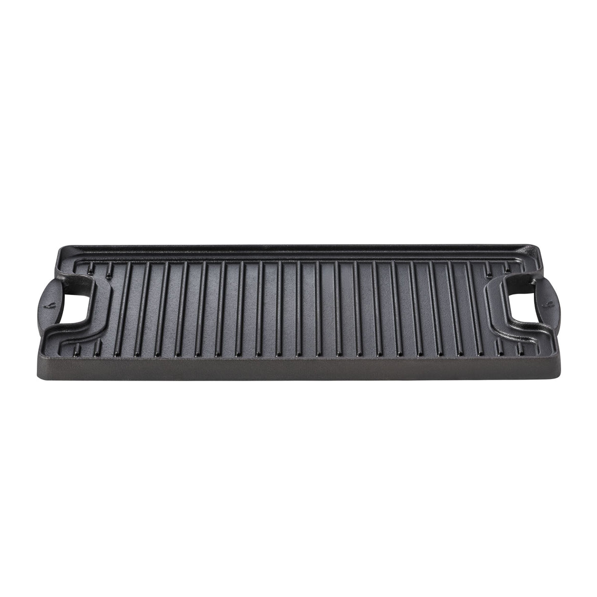 Lagostina Pre-Seasoned Cast Iron Reversible Grill, Oven & BBQ Safe, Black, 20-in x 10-in