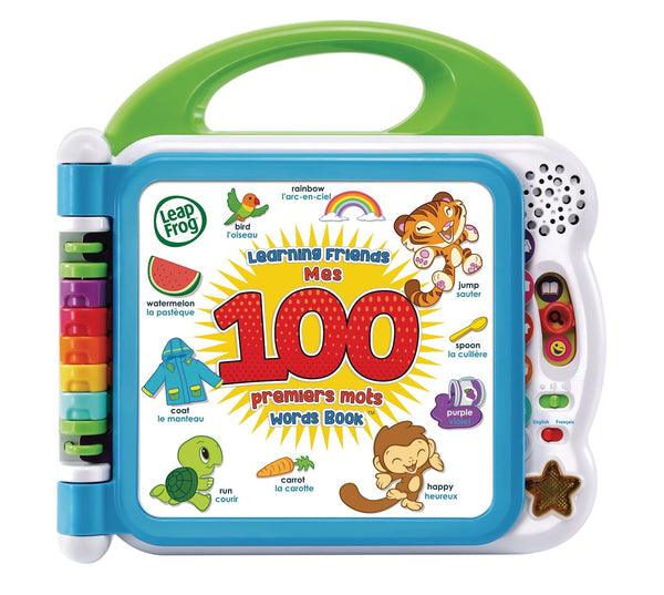 LeapFrog Learning Friends 100 Words Book Play Toy For Toddlers, Bilingual, Ages 18m+ K7