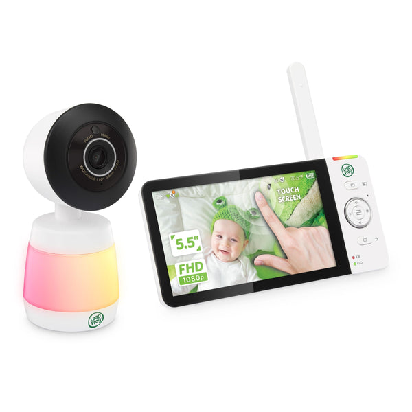 Leapfrog LF2936FHD-Touch Remote Access Pan & Tilt Smart Video Baby Monitor with Colour Night Vision, 5.5-in Screen S5