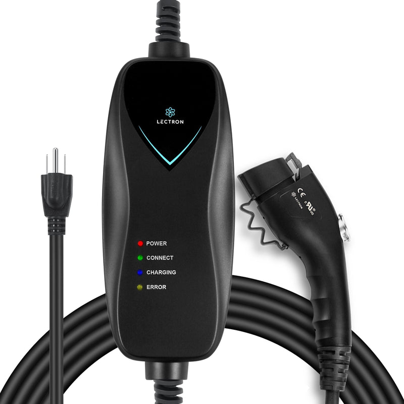 Lectron 15A Level 1 NEMA 5-15 J1772 EV Charger T4