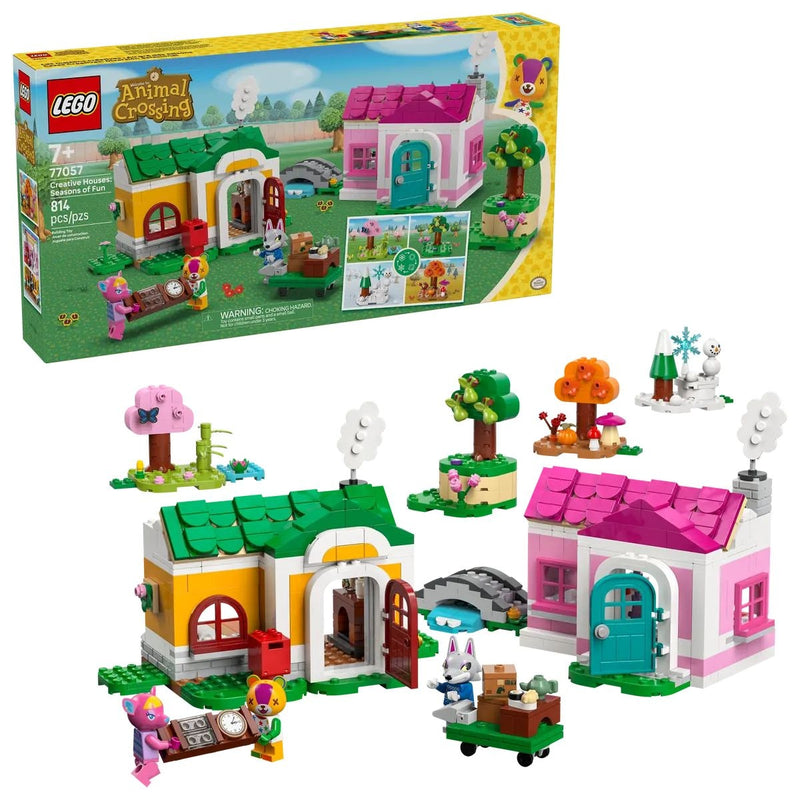 LEGO Animal Crossing Creative Houses: Seasons of Fun - 77057, 814-pcs, Ages 7+ T6