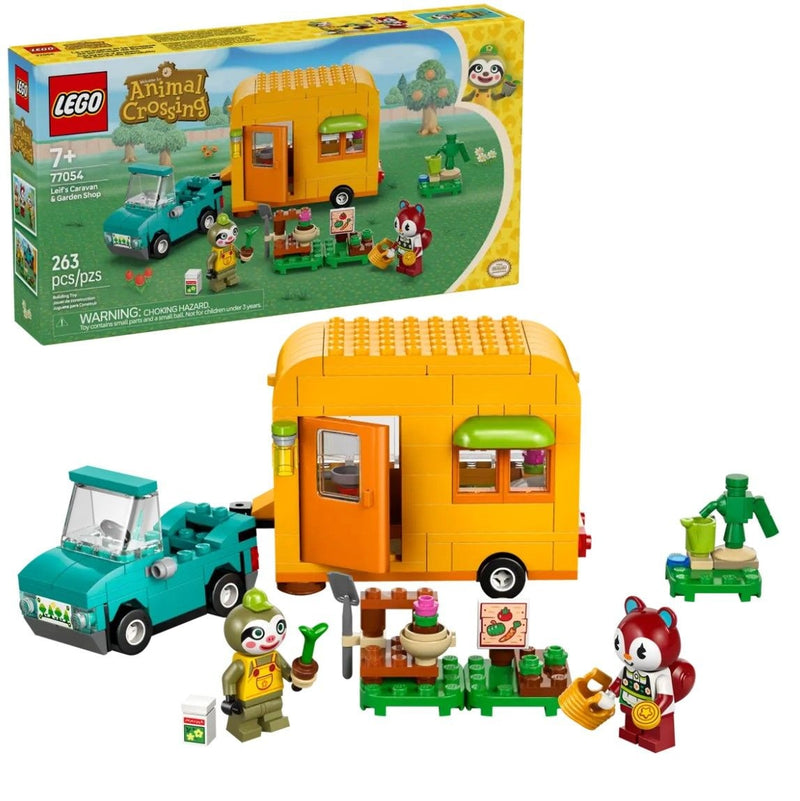 LEGO Animal Crossing Leif's Caravan & Garden Shop - 77054, 263-pcs, Ages 7+ H7