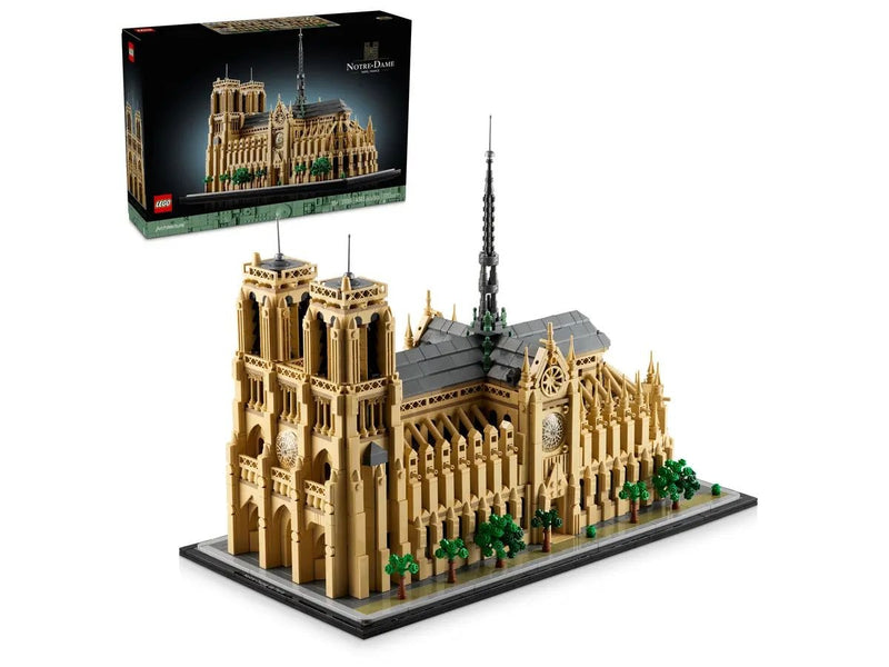 LEGO Architecture Landmarks Notre-Dame de Paris Building Set - 21061, 4383-pcs, Ages 18+ K9
