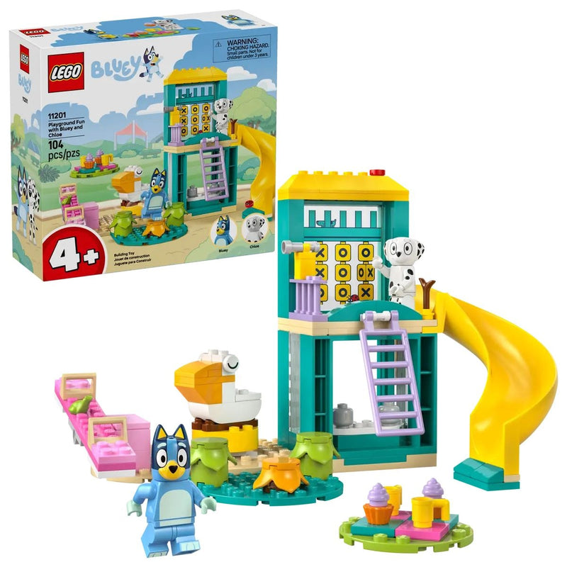 LEGO Bluey's Playground Fun with Bluey and Chloe - 11201, 104-pcs, Ages 4+ E6