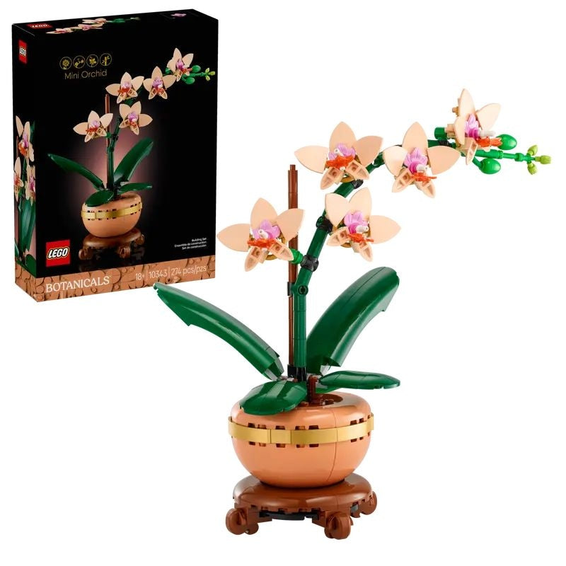 LEGO Botanicals Mini Orchid - 10343, 274-pcs, Ages 18+ W0