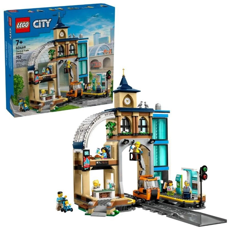 LEGO City Central Train Station - 60469, 752-pcs, Ages 7+ B9