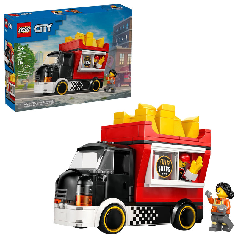 LEGO City Fries Food Truck Building Set - 60488, 216-pcs, Ages 5+ C8