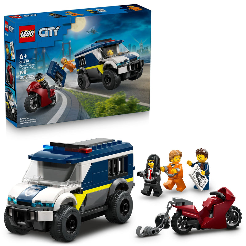 LEGO City Police Prisoner Transport Van Building Set - 60479, 198-pcs, Ages 6+ A7