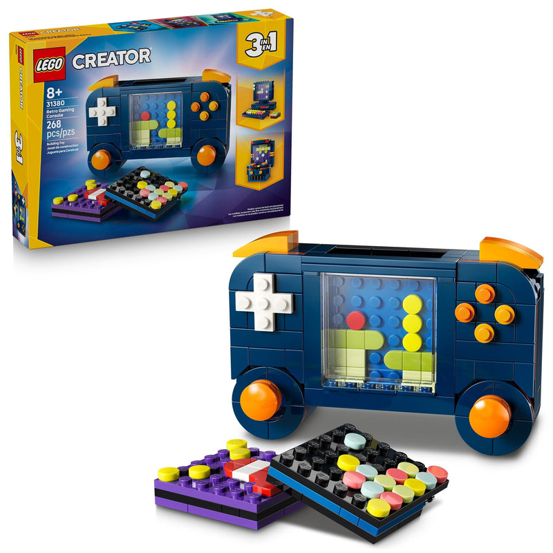 LEGO Creator 3-in-1 Retro Gaming Console Building Set - 31380, 268-pcs, Ages 8+ U8