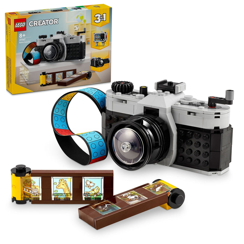 LEGO Creator Retro Camera Toy - 31147, 261-pcs, Ages 8+ Z3