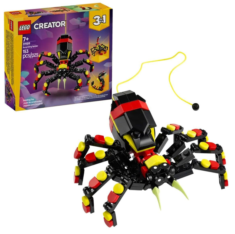 LEGO Creator Wild Animal: Surprising Spider - 31159, 153-pcs, Ages 7+ M8