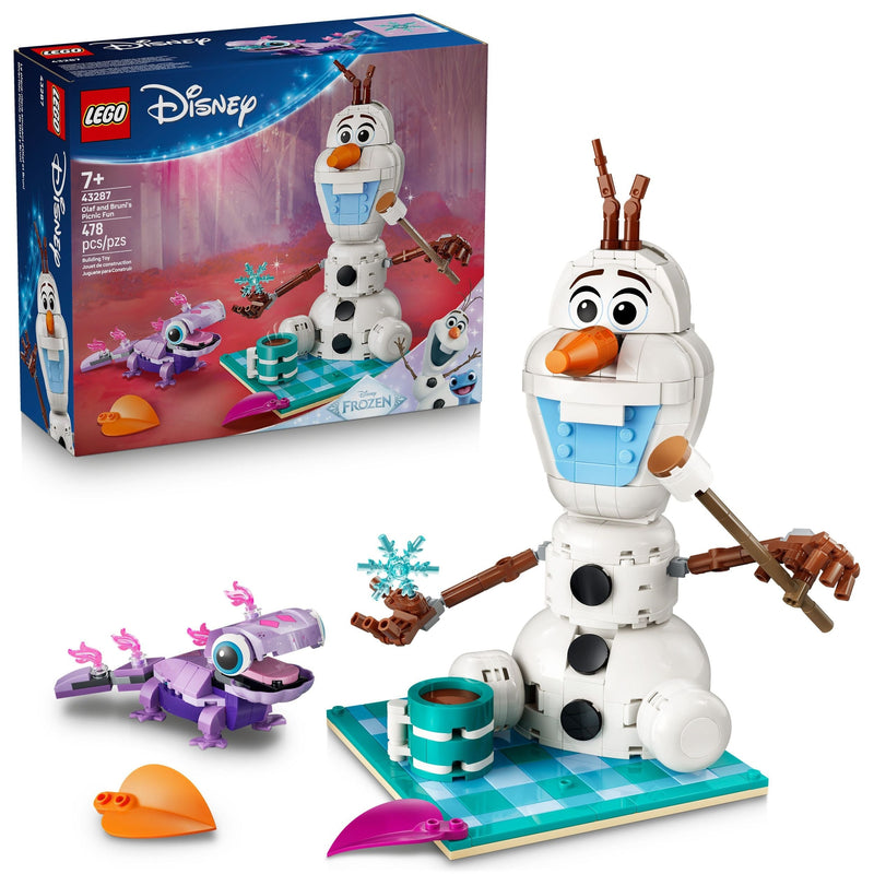 LEGO Disney Frozen Olaf & Bruni’s Picnic Fun Toy Building Set - 43287, 478-pcs, Ages 7+ R4