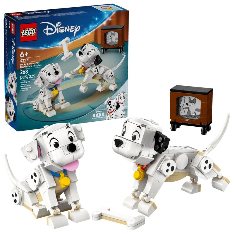LEGO Disney Lucky and Penny 101 Dalmatians Puppies - 43271, 268-pcs, Ages 6+ H8