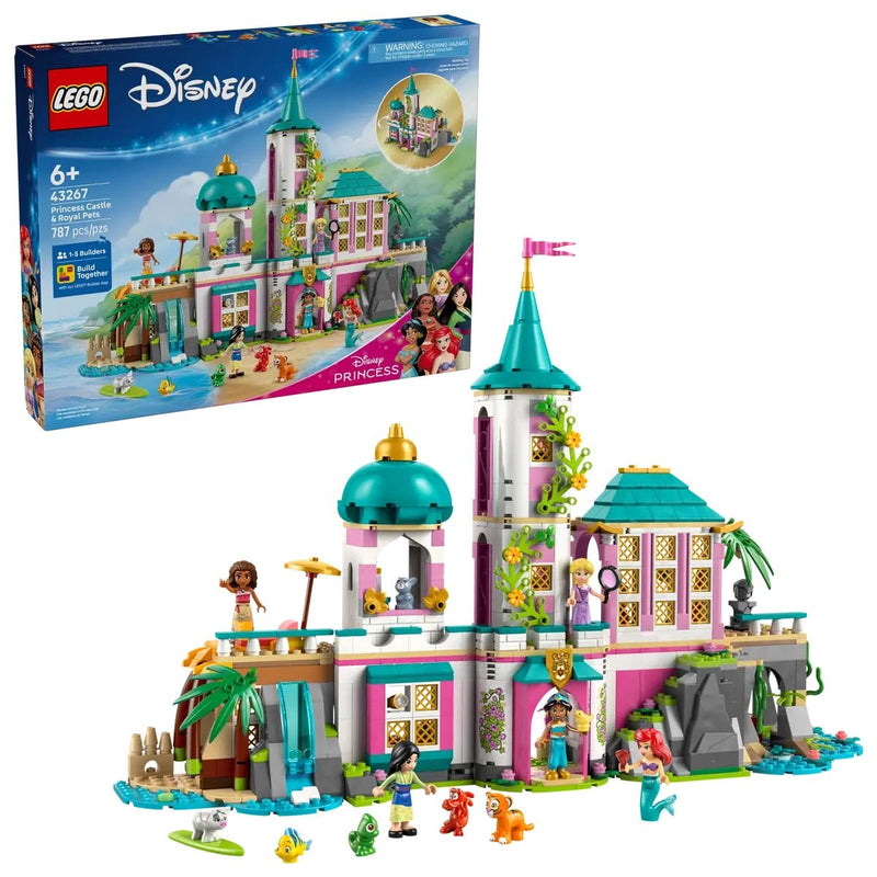 LEGO Disney Princess Castle and Royal Pets - 43267, 787-pcs, Ages 6+ J2