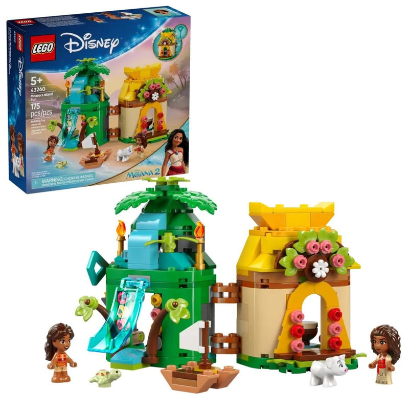 LEGO Disney Princess Moana's Island Fun Interactive Set - 43260, 175-pcs, Ages 5+ D6