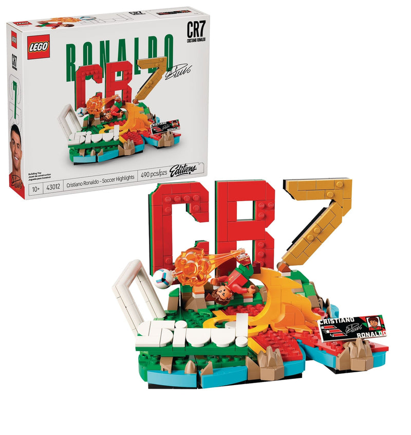 LEGO Editions Cristiano Ronaldo, Soccer Highlights - 43012, 490-pcs, Ages 10+ E1
