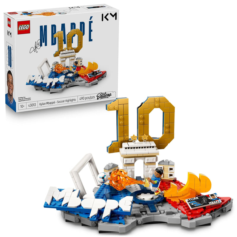 LEGO Editions Kylian Mbappé, Soccer Highlights - 43013, 490-pcs, Ages 10+ A4
