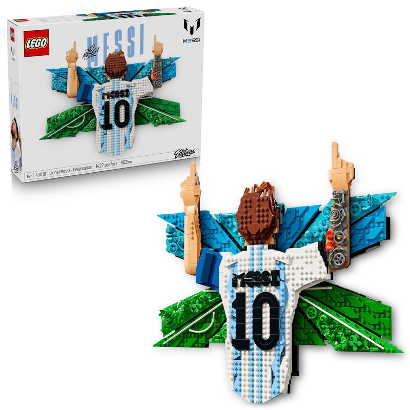 LEGO Editions Lionel Messi Celebration - 43018, 1427-pcs, Ages 14+ H2