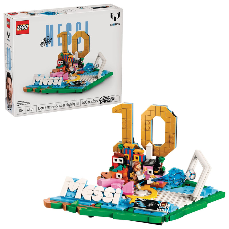 LEGO Editions Lionel Messi, Soccer Highlights - 43011, 500-pcs, Ages 10+ C9