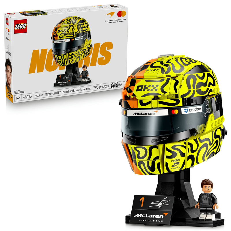 LEGO Editions McLaren Mastercard Lando Norris Helmet - 43023, 793-pcs, Ages 14+ C4