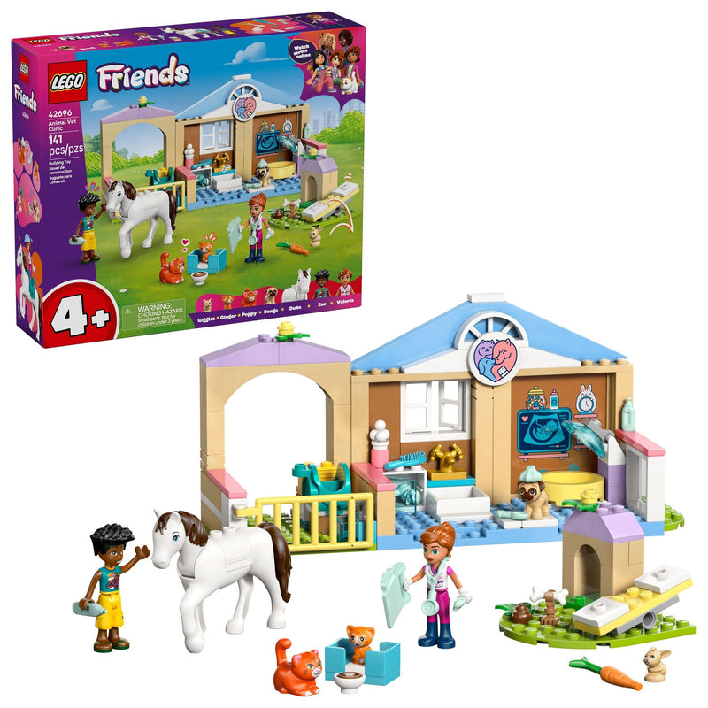 LEGO Friends Animal Vet Clinic Building Set - 42696, 141-pcs, Ages 4+ H3