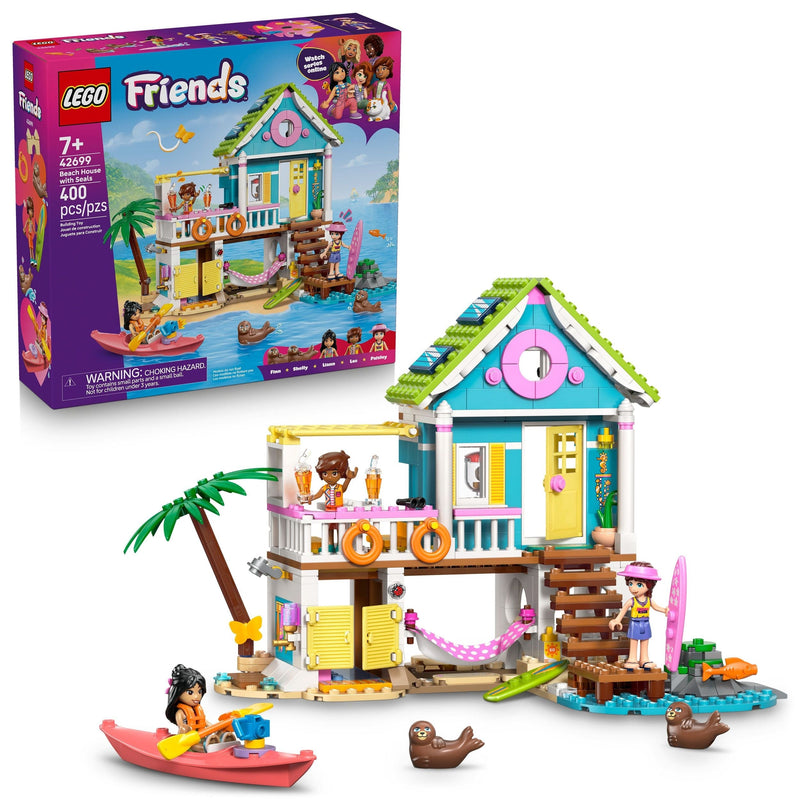 LEGO Friends Beach House with Seals - 42699, 400-pcs, Ages 6+ X2