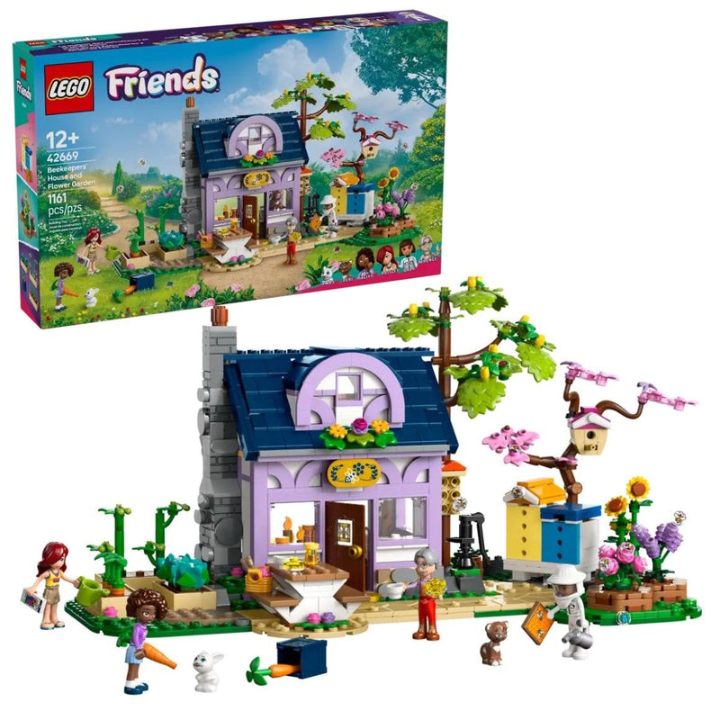 LEGO Friends Beekeepers House and Flower Garden Set - 42669, 1161-pcs, Ages 12+ G8