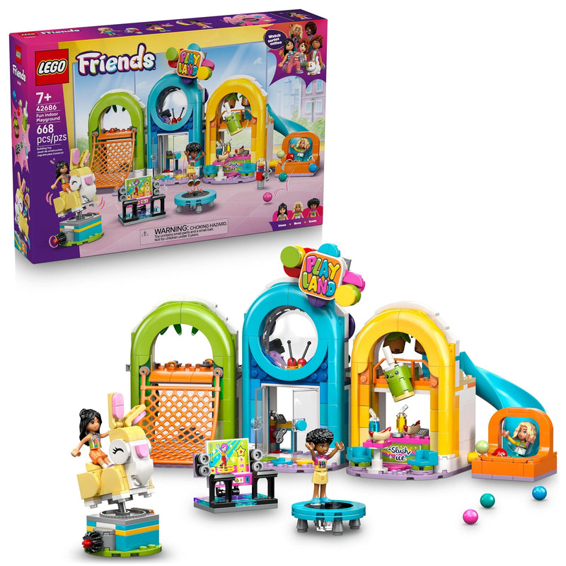 LEGO Friends Fun Indoor Playground Building Set - 42686, 668-pcs, Ages 7+ U4