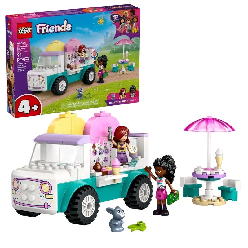 LEGO Friends Heartlake City Ice Cream Truck Set - 42644, 92-pcs, Ages 4+ O9
