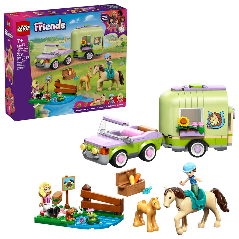 LEGO Friends Horse & Baby Foal Trailer - 42695, 279-pcs, Ages 6+ U7
