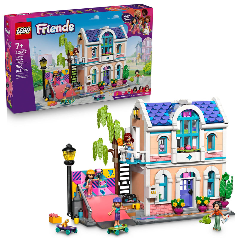 LEGO Friends Liann's Family House Building Set - 42687, 946-pcs, Ages 7+ A1