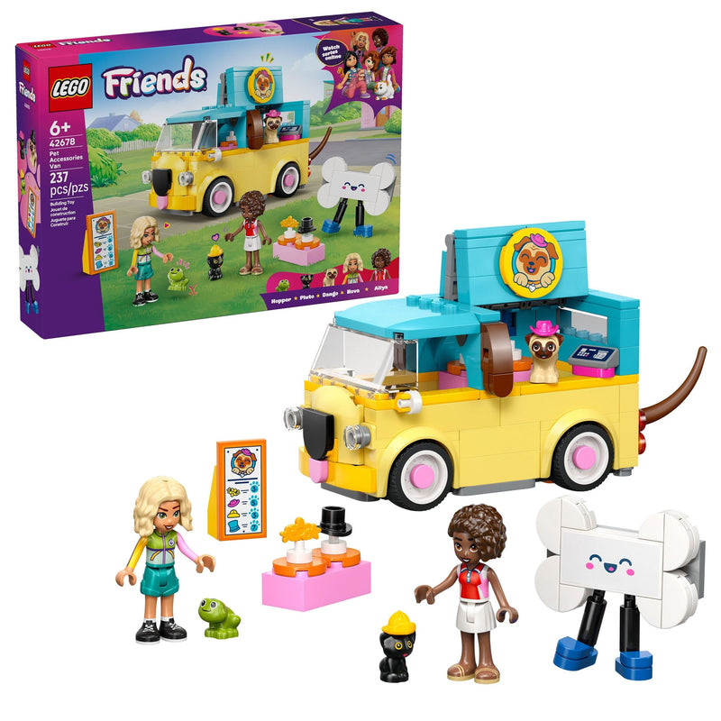 LEGO Friends Pet Accessories Van - 42678, 237-pcs, Ages 6+ Y1