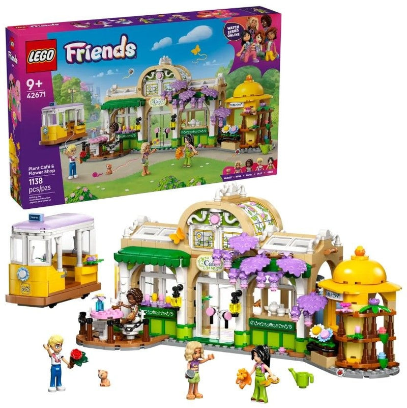 LEGO Friends Plant Café and Flower Shop - 42671, 1138-pcs, Ages 9+ Q8