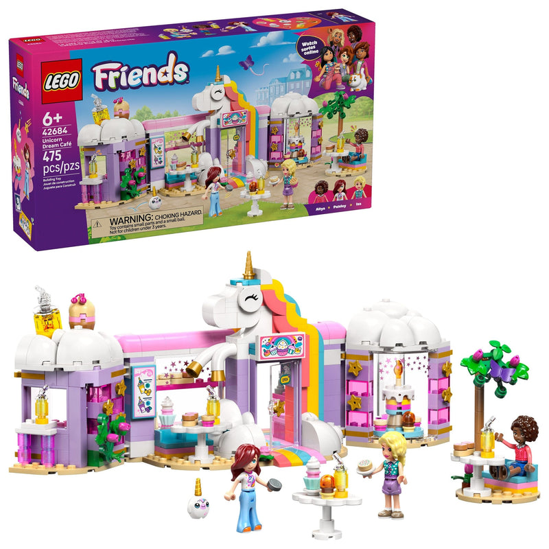 LEGO Friends Unicorn Dream Café - 42684, 475-pcs, Ages 6+ Y4