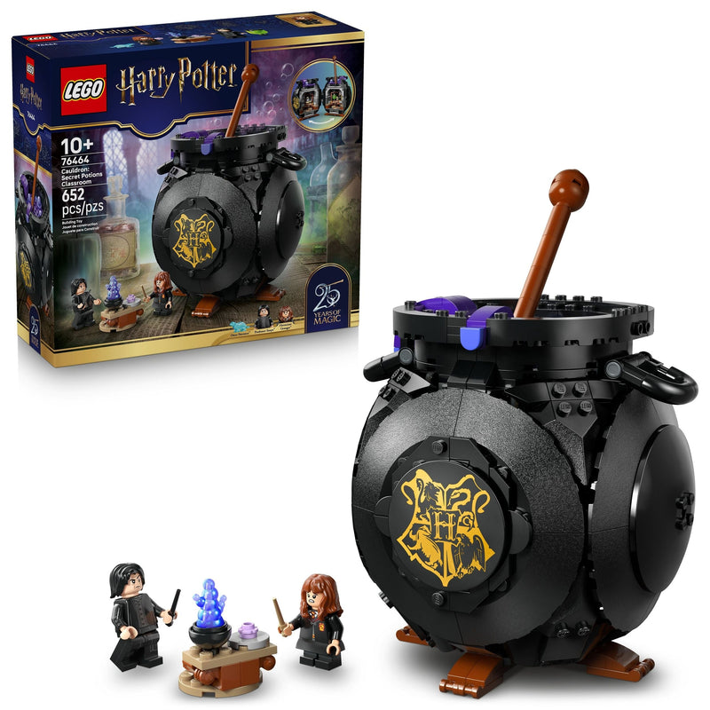 LEGO Harry Potter Cauldron: Secret Potions Classroom Building Set - 76464, 652-pcs, Ages 10+ G5