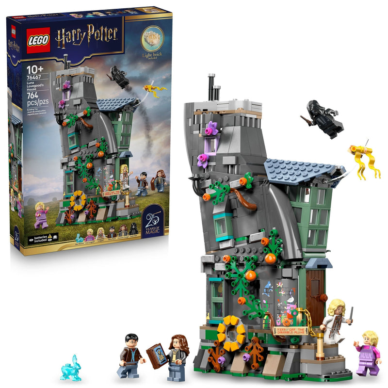 LEGO Harry Potter Luna Lovegood's House Toy Building Set- 76467, 764-pcs, Ages 10+ X6