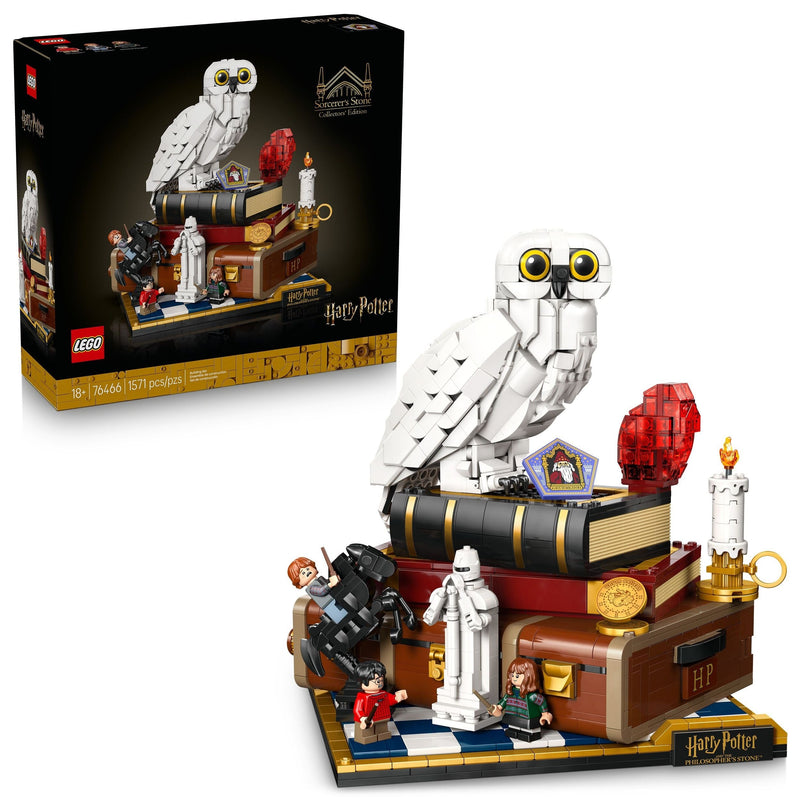 LEGO Harry Potter Sorcerer's Stone – Collectors' Edition Toy Building Set - 76466, 1571-pcs, Ages 18+ D5