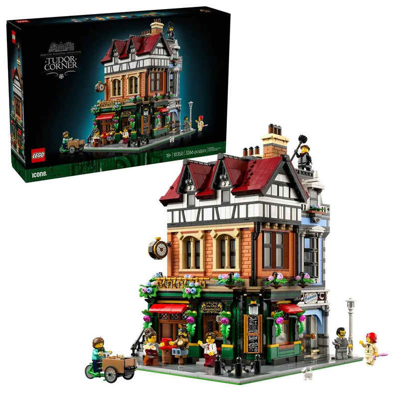 LEGO Icons Tudor Corner - 10350, 3266-pcs, Ages 18+ Y3
