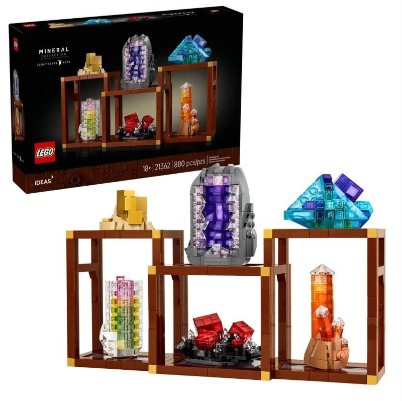 LEGO Ideas 21362 Mineral Collection for Ages 18+, 880-pc Y4