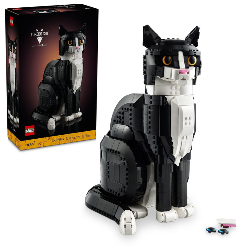 LEGO Ideas Tuxedo Cat - 21349, 1710-pcs, Ages 18+ E6