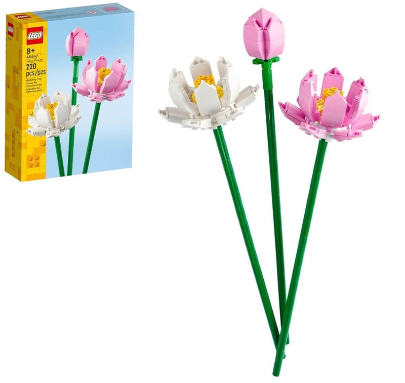 LEGO Lotus Flowers Building Set - 40647, 220-pcs, Ages 8+ M7