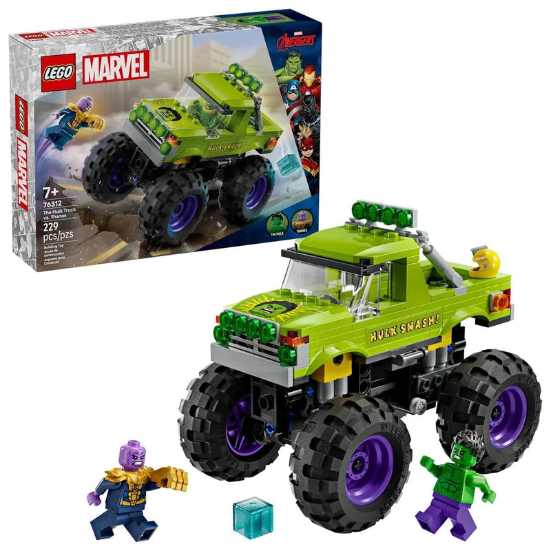LEGO Marvel 76312 The Hulk Truck vs. Thanos, 229-pc W1
