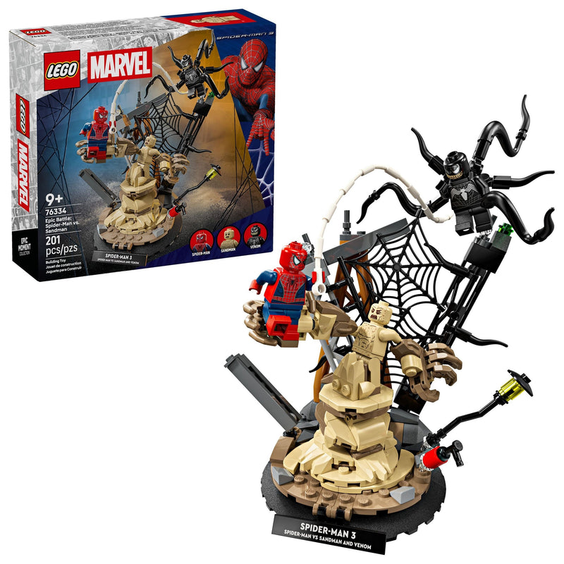 LEGO Marvel Epic Battle: Spider-Man vs. Sandman - 76334, 201-pcs, Ages 9+ N7